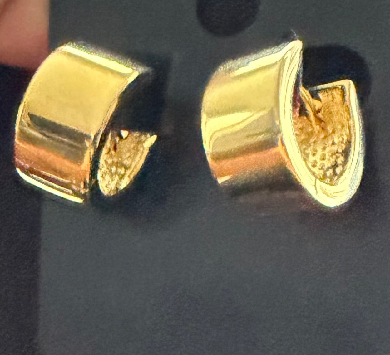 Hoop Huggies earrings