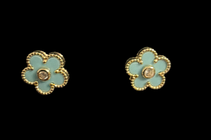 Flower earrings