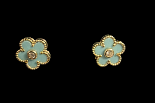Flower earrings