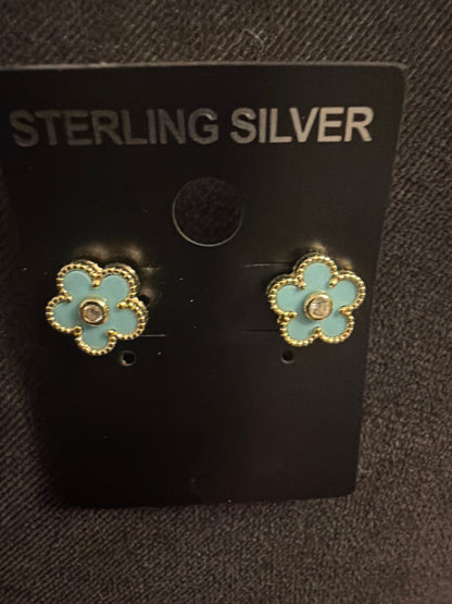Flower earrings