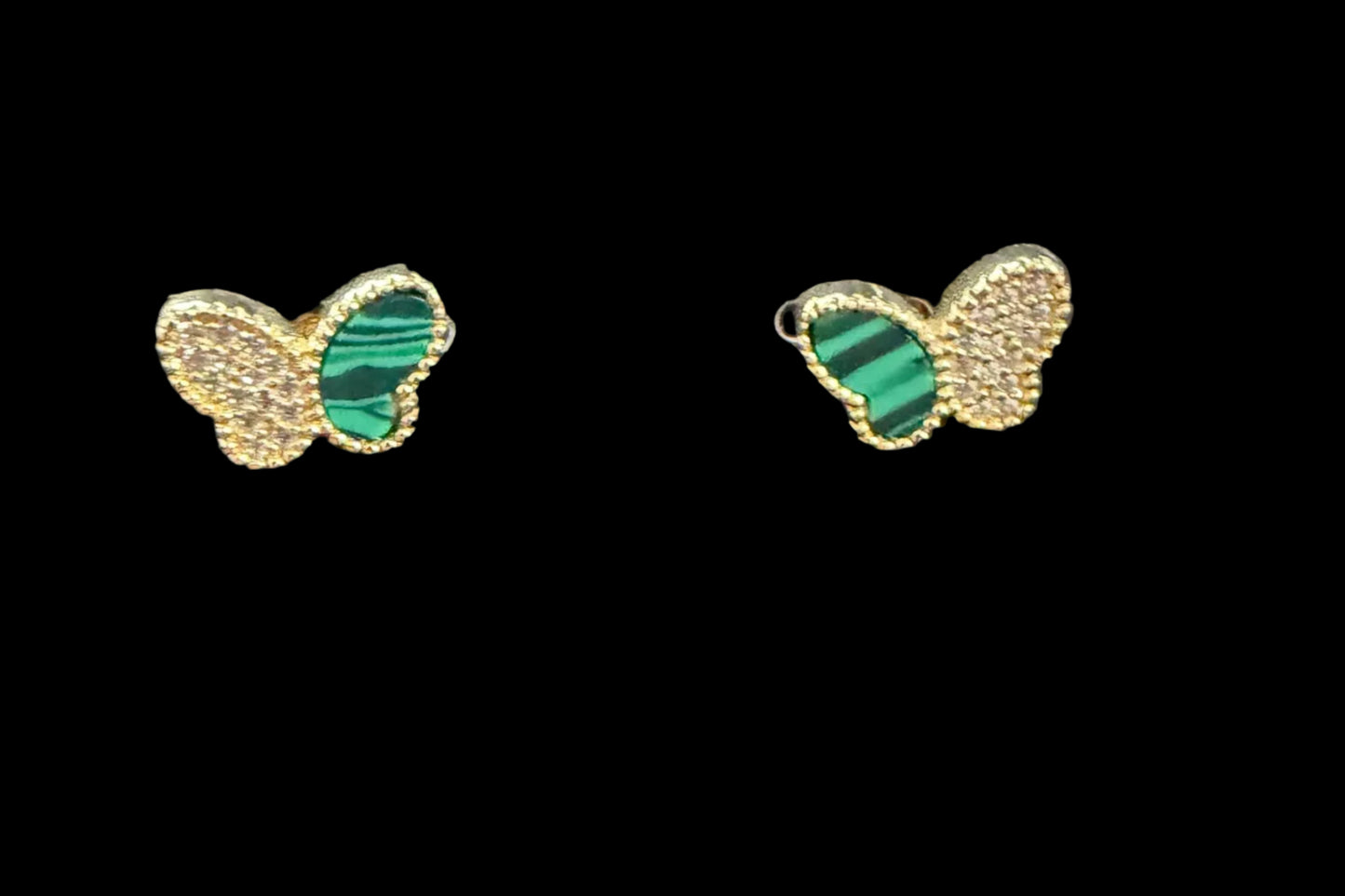 Butterfly stud earrings