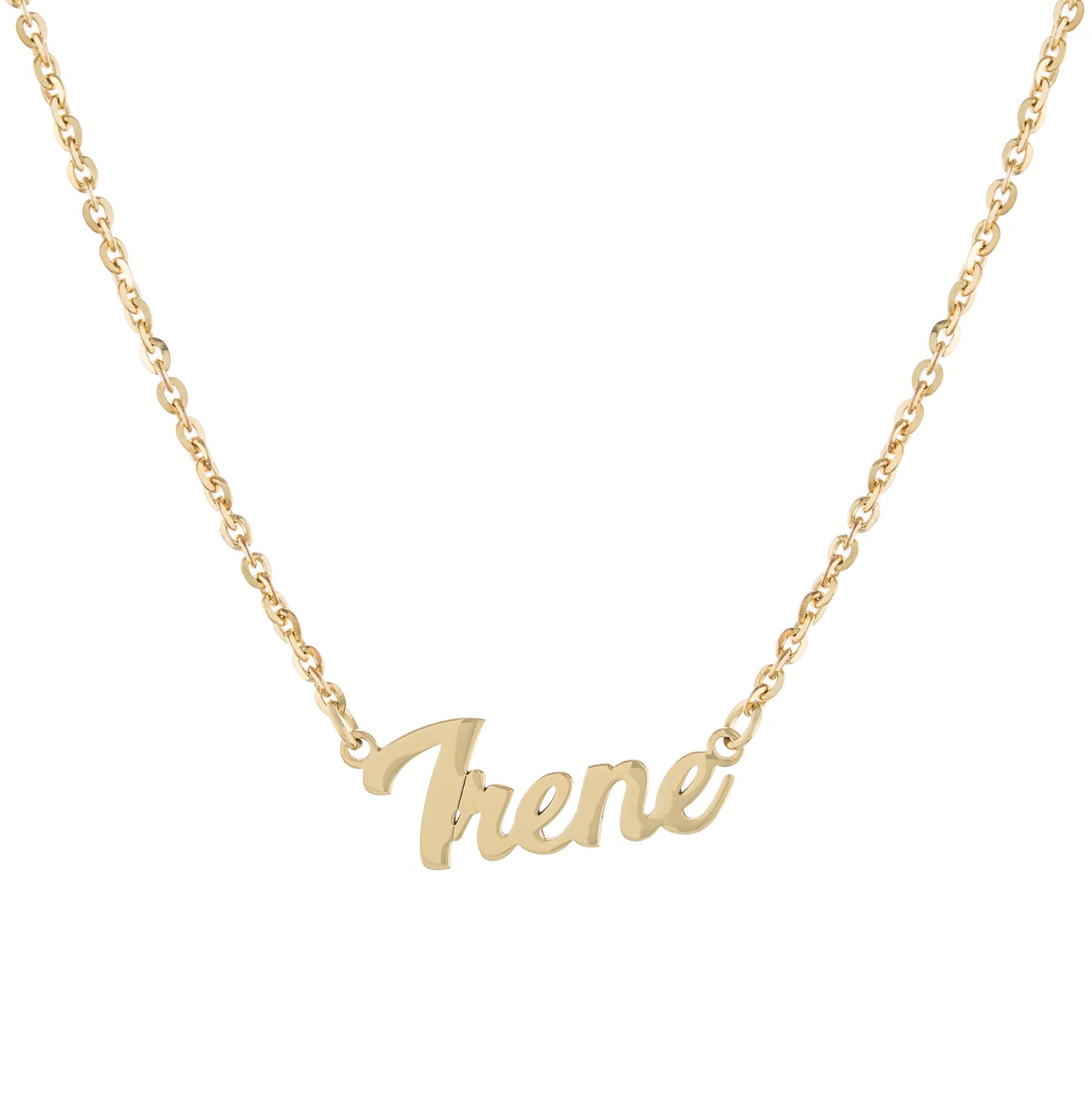 SCRIPT NAMEPLATE NECKLACE