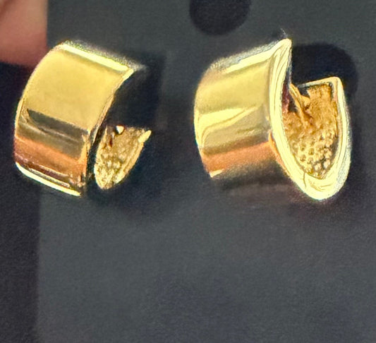 Hoop Huggies earrings