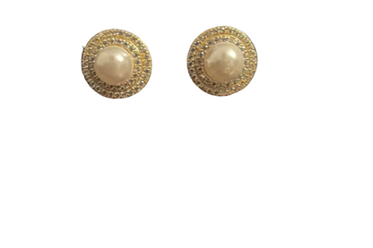 Pearl Diamond earrings ￼
