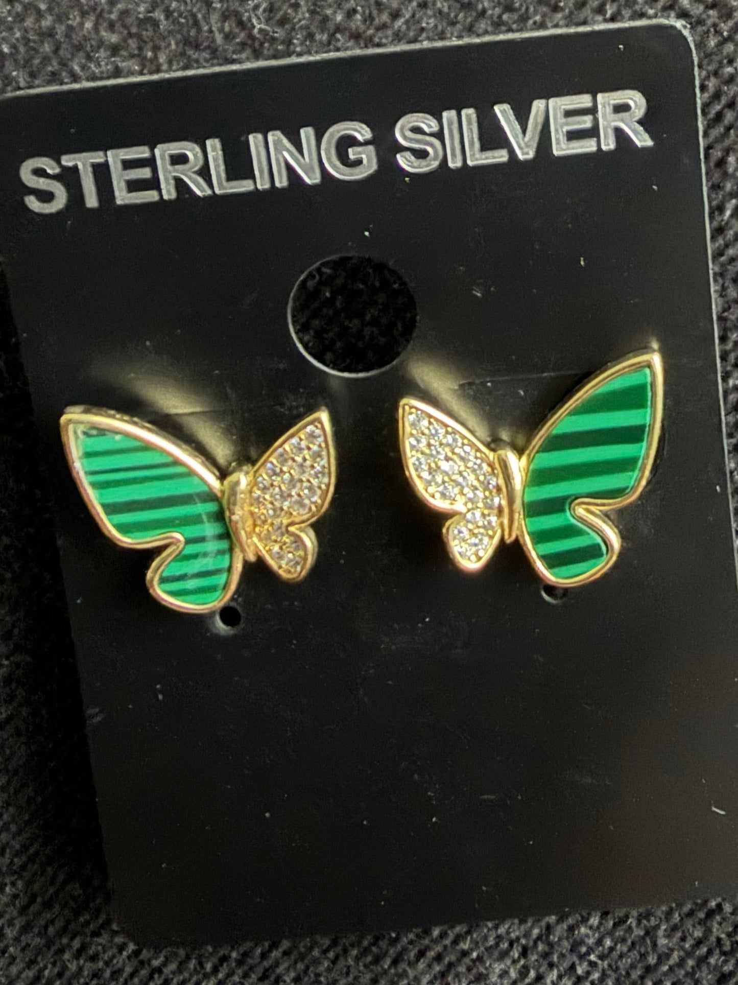 Butterfly earring, stud