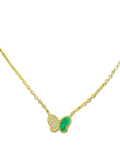 Butterfly pendant necklace