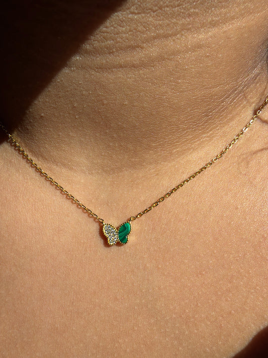 Butterfly pendant necklace