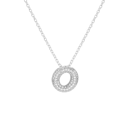 Pave Initial Necklace- Small