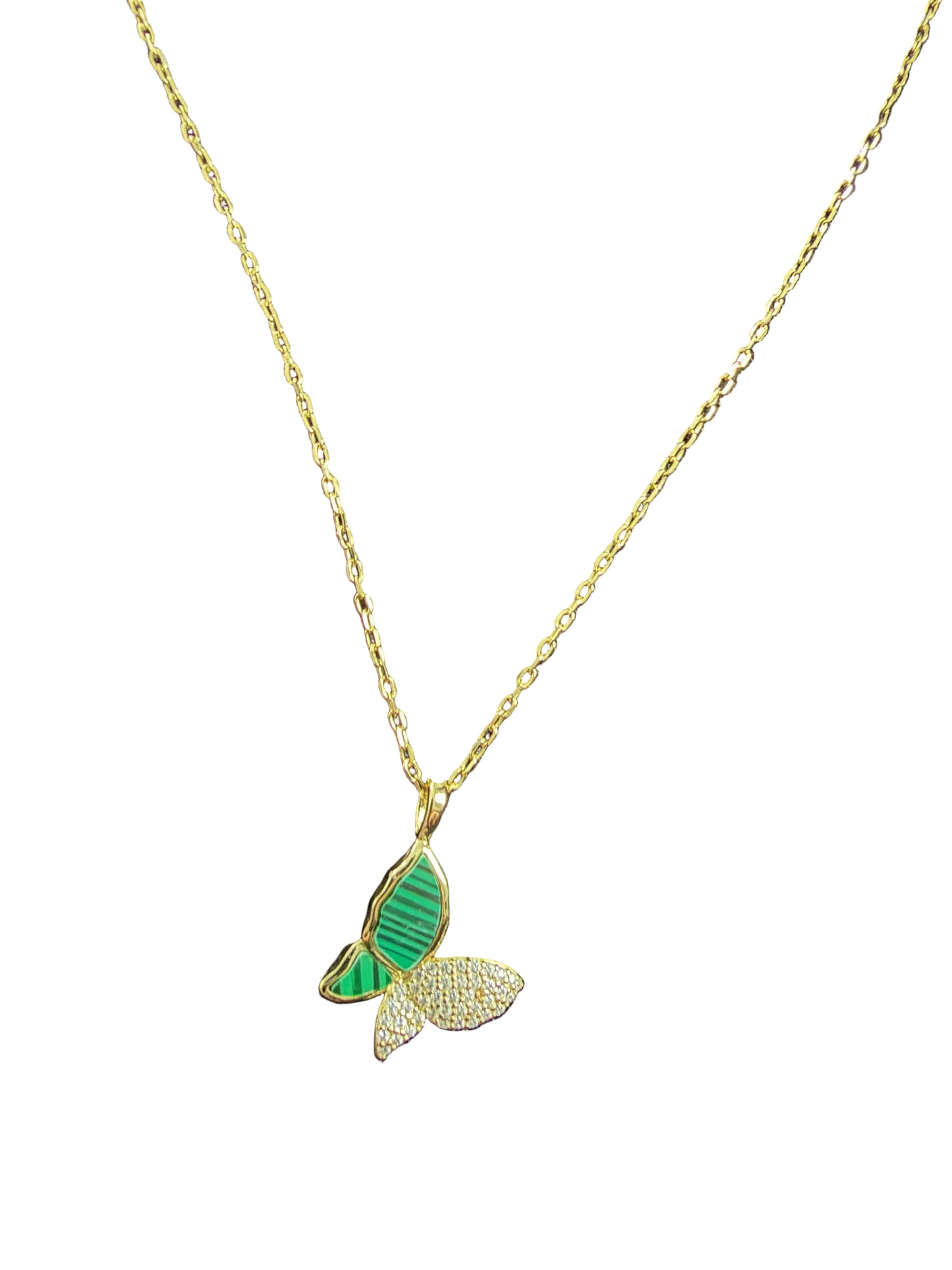 Butterfly pendant necklace