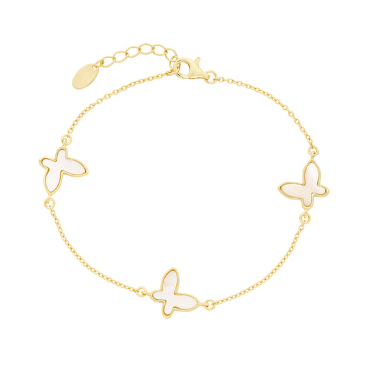 Triple Butterfly Bracelet